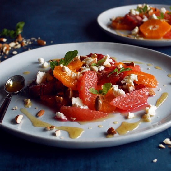 Citrus Salad with Mint Honey
