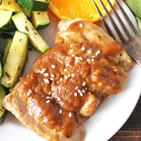 Paleo Sticky Orange Chicken