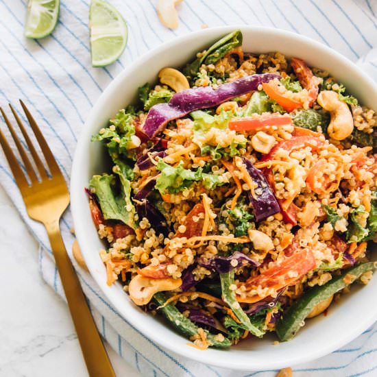 Cashew Thai Quinoa Salad