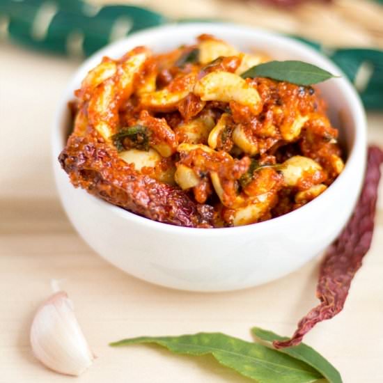 Cashew Garlic Pickle