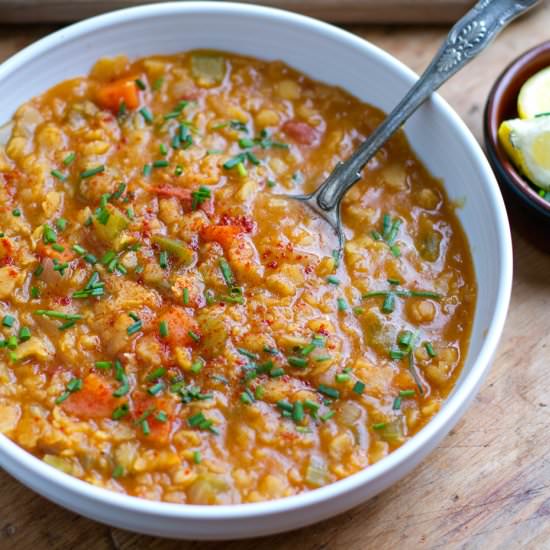 Instant Pot Turkish Split Pea Stew