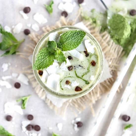 Chocolate Chip Superfood Shamrock Shake