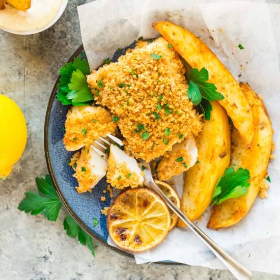 Baked Fish and Chips