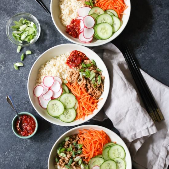 Chicken Bulgogi Bowls