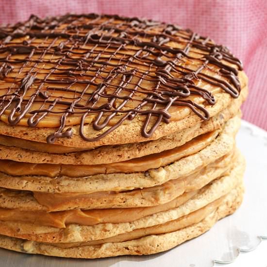 Chocolate Chip Cookies Layered Cake