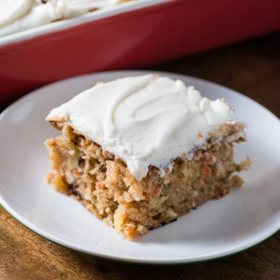 Easy Carrot Snack Cake