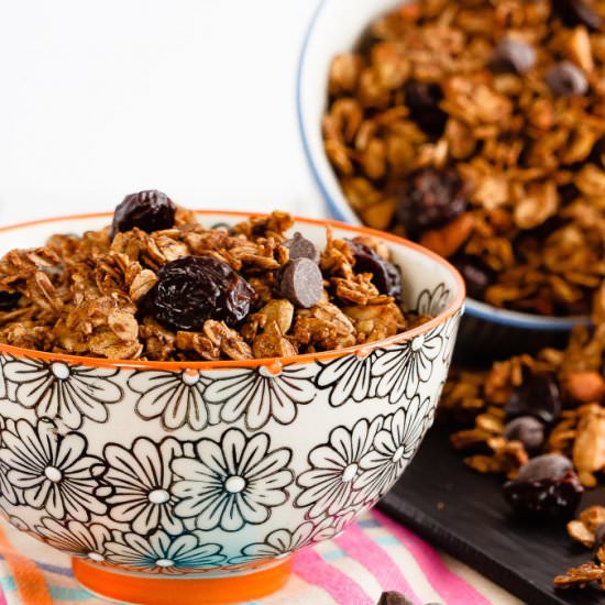 Chocolate Cherry Granola