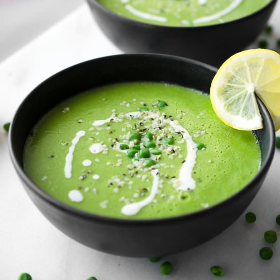 5 Ingredient Green Pea Soup