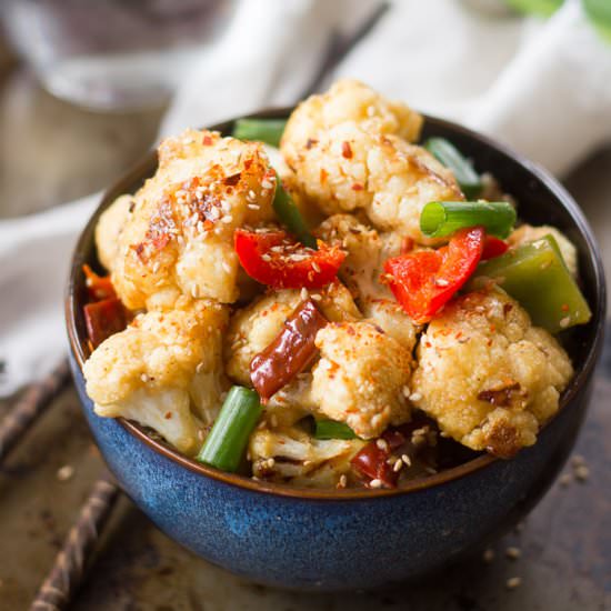 Spicy Hunan Cauliflower
