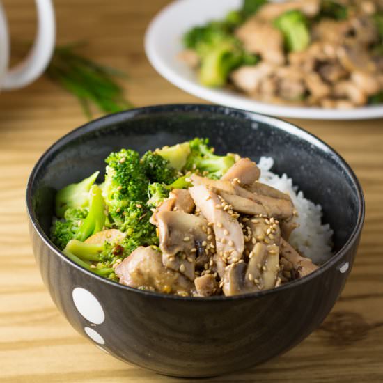 Ginger Chicken Stir Fry