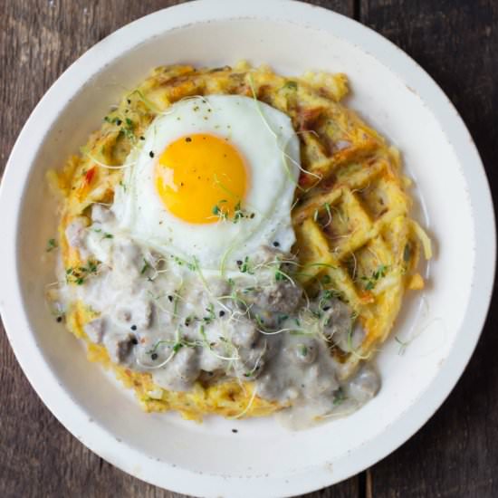 Hash Brown Waffles