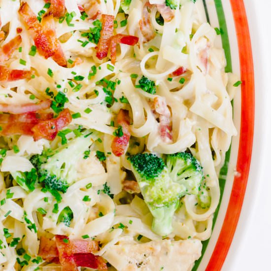 Gluten-FREE Creamy Chicken Pasta