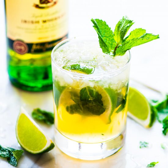 Green Whiskey Smash