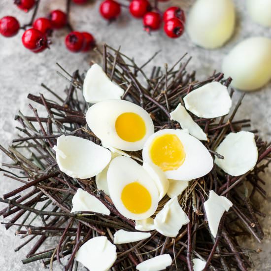 Coconut Mango Jelly Easter ‘Egg’
