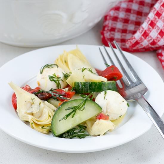 Cucumber Antipasto Salad