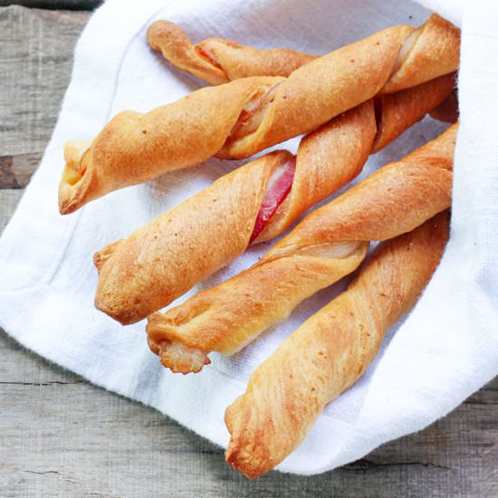 Bacon Twist Breadsticks