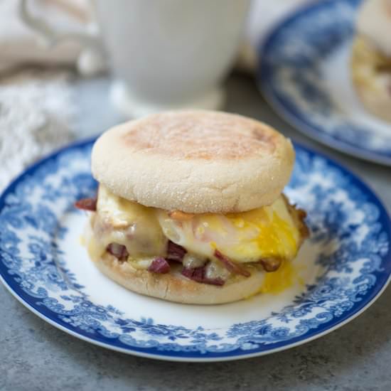 Corned Beef Breakfast Sandwiches