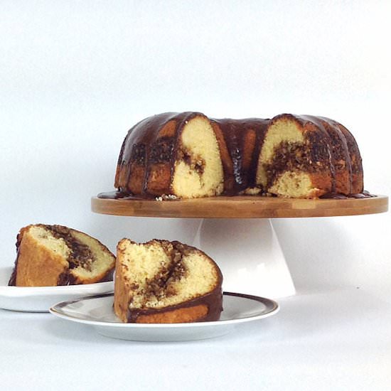 Coffee Cake with Nuts & Chocolate