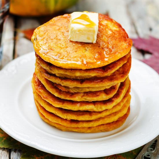 Easy Pumpkin Pancakes