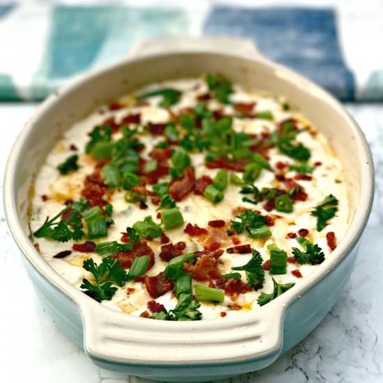 Smoked Cheddar Jalapeno Bacon Dip