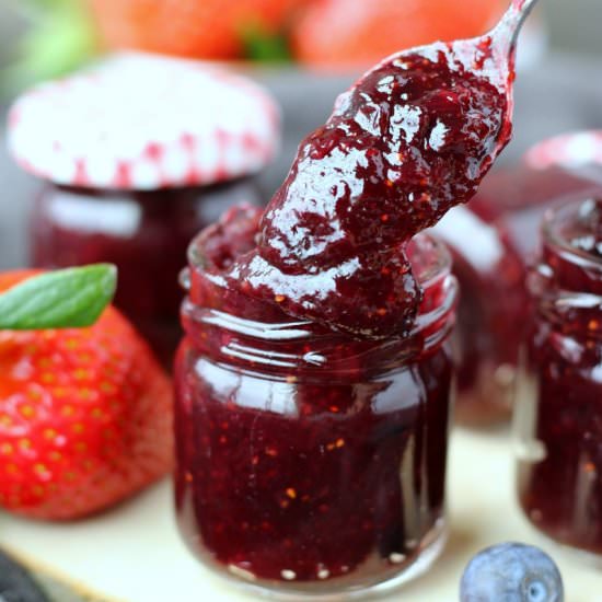 Rhubarb Berry Jam