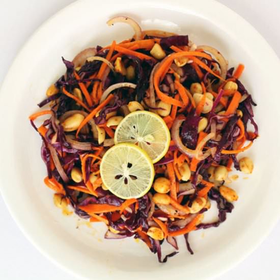 Asian Red Cabbage Salad