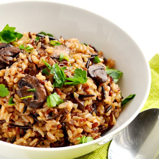 Instant Pot Wild Rice Pilaf