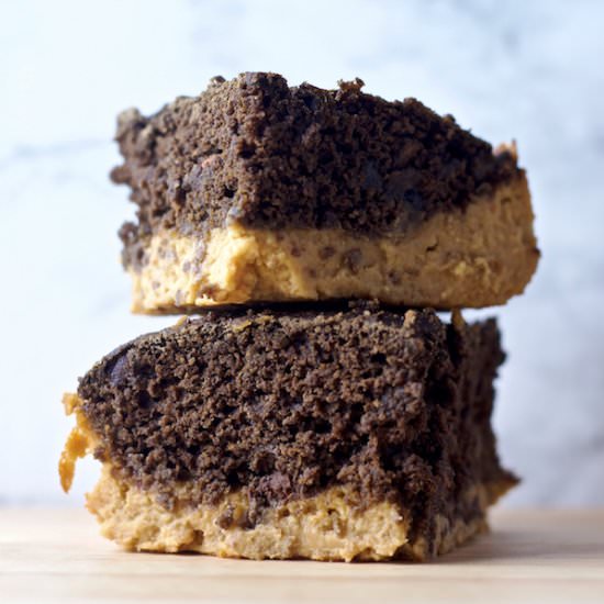 Peanut Butter Blondie Brownies