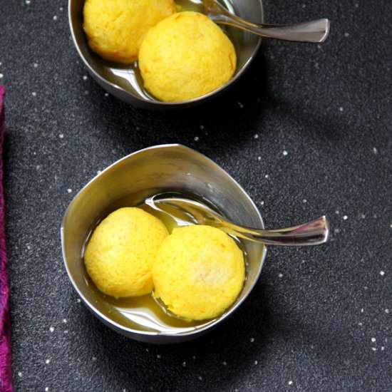 Saffron Roshogolla