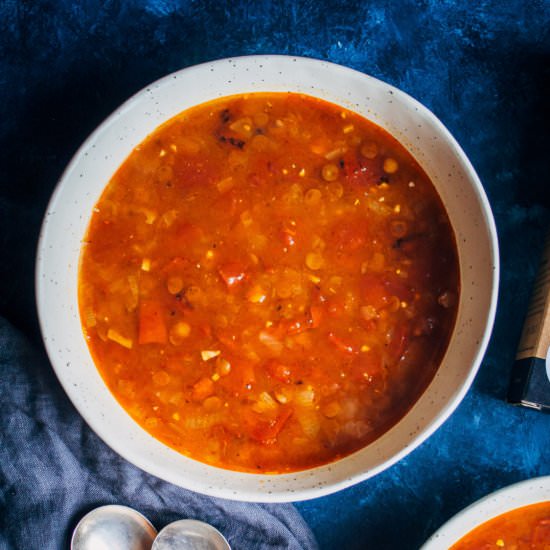 Moroccan Lentil Soup