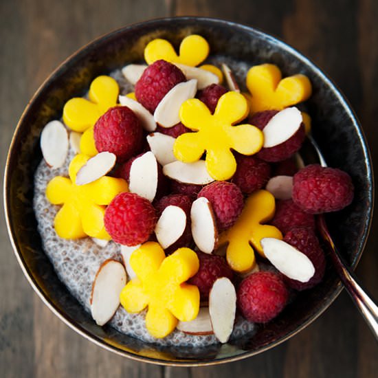 Almond Vanilla Chia Seed Pudding