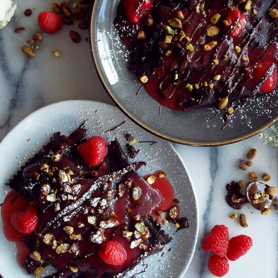 Dark Chocolate Ravioli