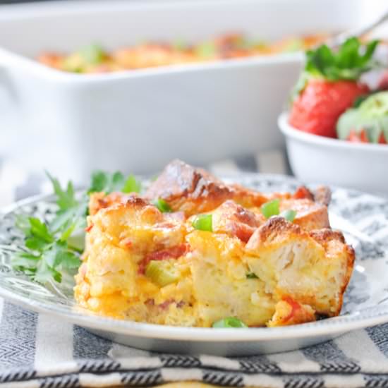 Overnight Southern Biscuit Egg Bake