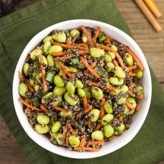 Edamame Sesame Quinoa Salad