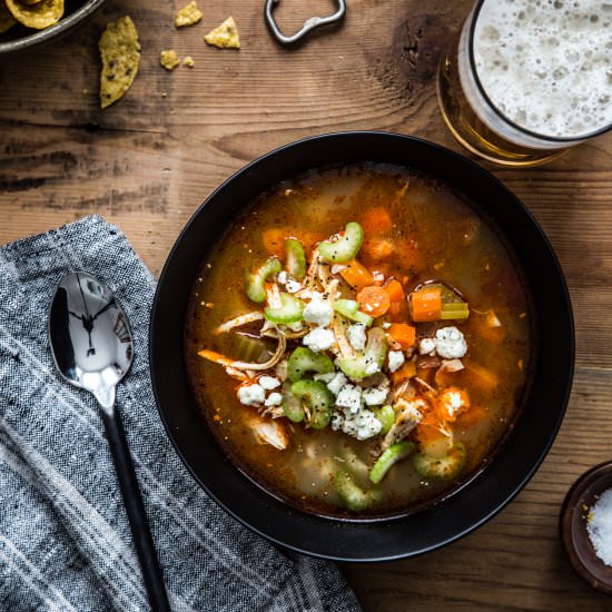 Instant Pot Buffalo Chicken Soup