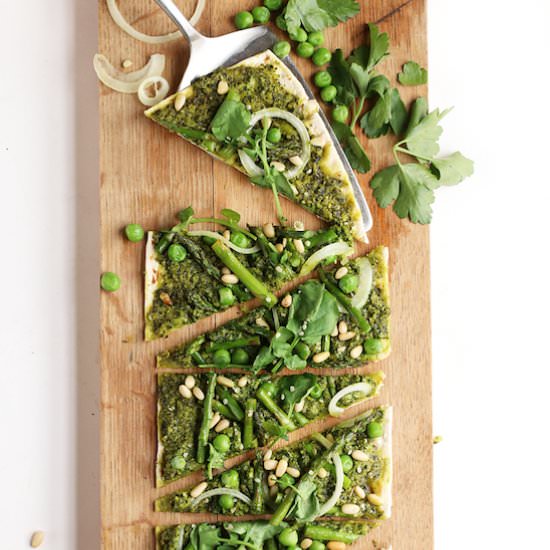 Green Goddess Pizza