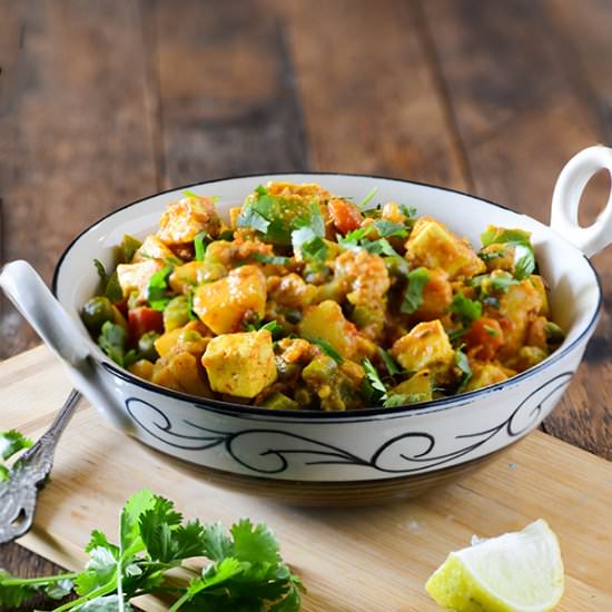 Mix Veg Sabzi Dhaba Style