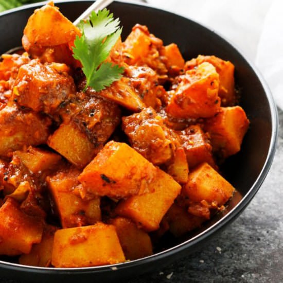 Potato Vindaloo Indian Curry