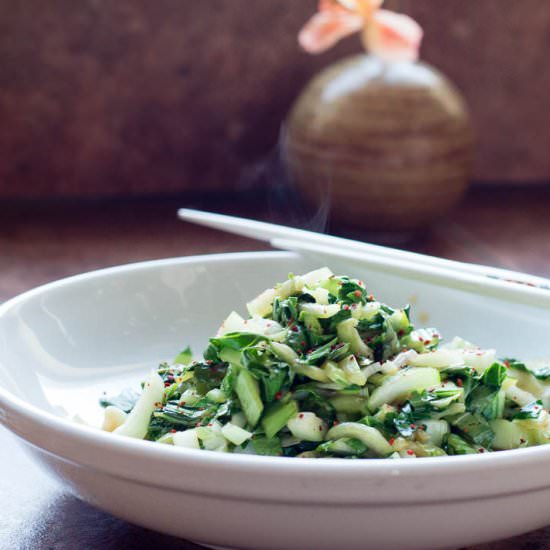 Tamari Lemon Bok Choy
