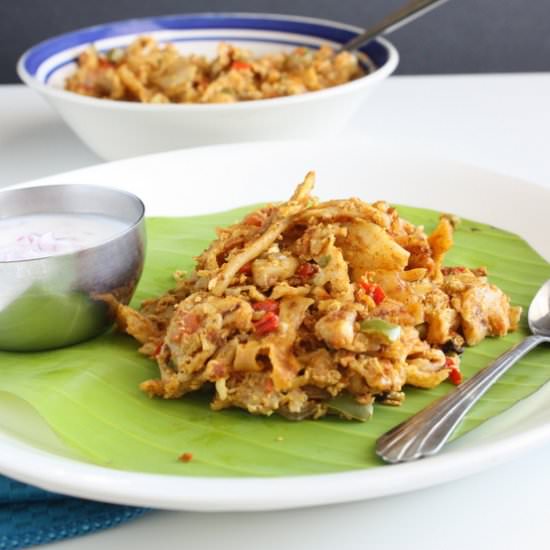 Egg Kothu Parotta