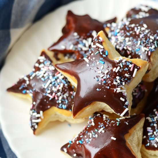 Galaxy Puff Pastry “Donuts”