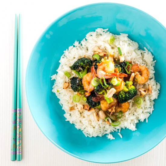 Teriyaki Shrimp With Broccoli