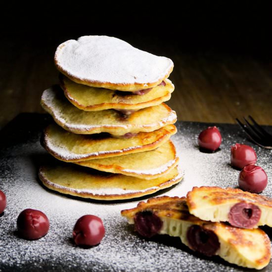 Cherry pancakes
