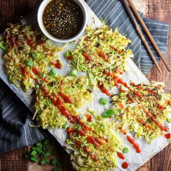 Sesame Cabbage Fritters