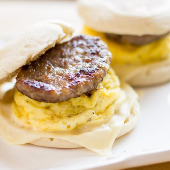 Sausage Breakfast Sandwhich