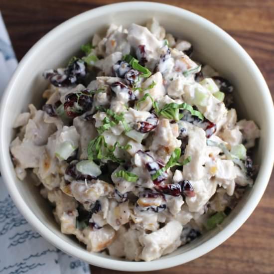 Cranberry Walnut Chicken Salad