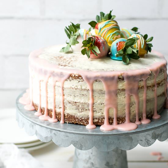 Easter Vanilla Bean Layer Cake