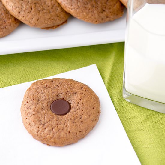 Almond Butter Button Cookies