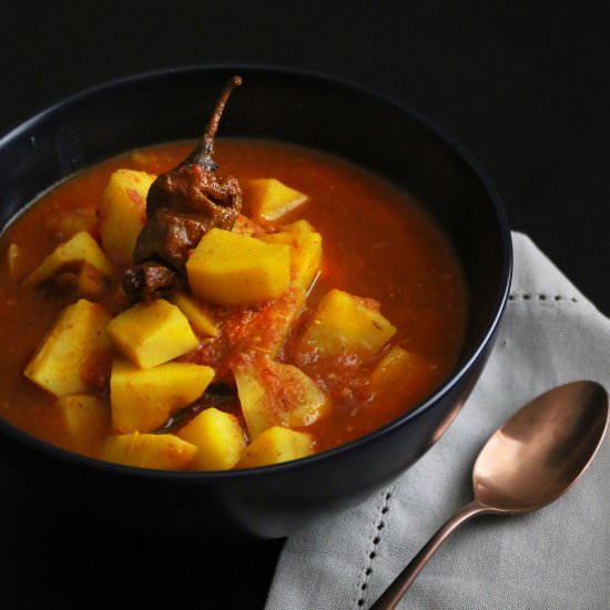 Bedmi Aloo Sabzi