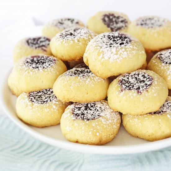 Jam-Filled Thumbprint Cookies